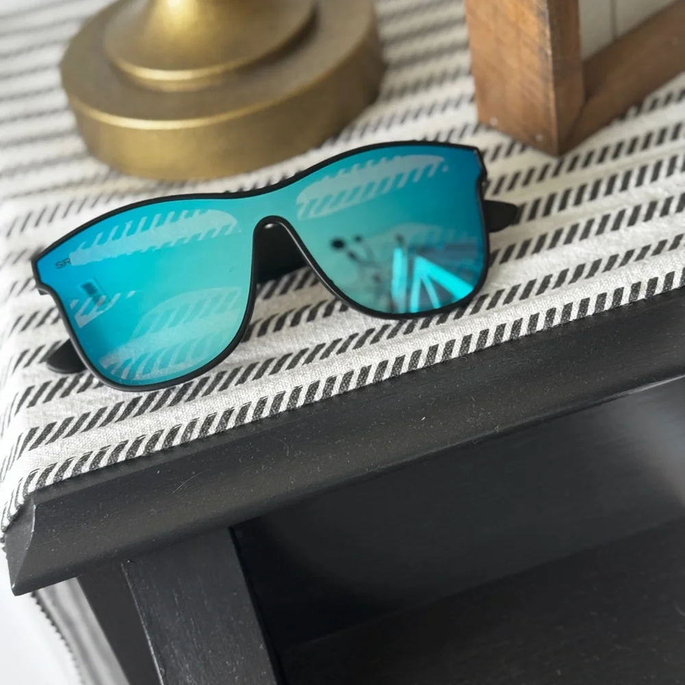 BRAND NEW SHADY RAYS BLACK OCEAN TIMBER- HIGHRISE SUNGLASSES - Picture 4 of 5
